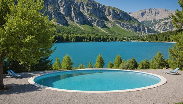 Séjournez au camping avec piscine près du lac de serre-ponçon