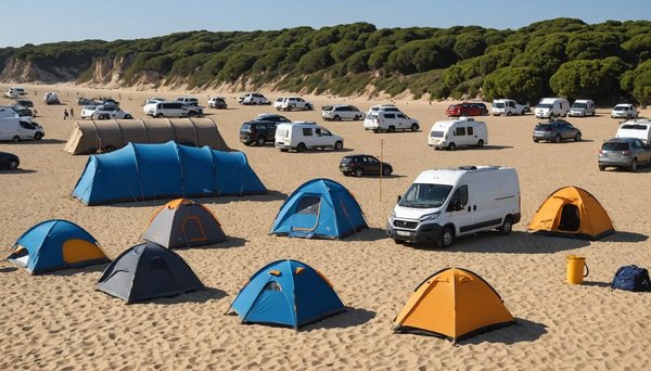 Meilleurs campings en août près de la plage des sables vignier
